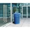 Alpine Industries Trash Can, Blue, Galvanized Steel ALP479-38-1-BLU - alternate 2